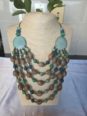 Tagua Nut ACAI Seed Necklace Multicolor, made in Ecuador, Assorted, You Choose