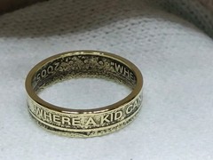 CHUCK e CHEESE- 2005 – Size 12 Token Coin Ring