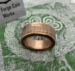 1oz Celtic Lore .999 Copper Coin Ring Celtic Knot Irish Ireland Scottish