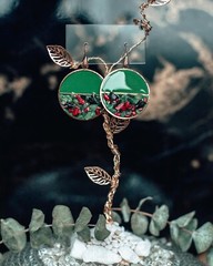 Polymer Clay handmade jewelry, Gold Plate Hooks