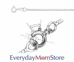 Family Rectangle Necklace Sterling Silver 1-5 Round Birthstones, Mom’s Jewelry