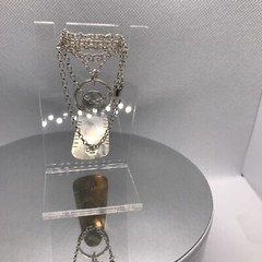 Pendant Sterling Silver & Chrysoprase W/18” Chain
