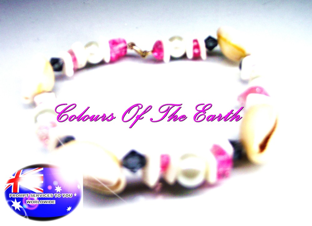 From Oz Beautiful Bracelet Handcrafted Jewellery Clasp Misc Gemstones +FREE POST
