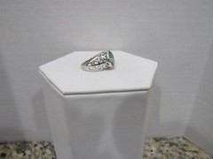 Ornate Mystic Topaz Solitaire 925 Sterling Silver Ring Size 7