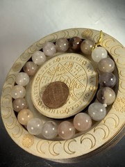 10mm Natural Golden Silk Jade Bracelet/ balance/ luck