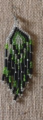 Guatemalan Beaded Earrings Handmade Boho Tribal Ethnic Jewelry Traditional Mayan
