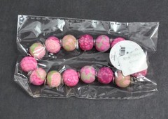Jilzara Berry Medium Keepsake Polymer Clay Beads Stretch Bracelet Artisan