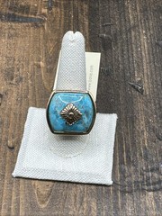 Barse Raja Turquoise Ring-Bronze- 9.75-NWT