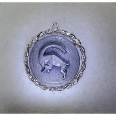 Anson Pewter Vintage pendant Capricorn Dec 22 to Jan 19