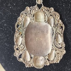Vintage Sterling Silver Rangda Balinese Batara Kala Filigree Pendant 45mm X 35mm