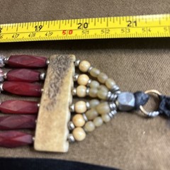 Masha Archer Six-Strand Necklace/choker,Bone, Horn & Jasper. VNT With Tags #99