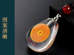Crystal Bottle Pendant Tibetan Buddhist Green Tara Talisman Necklace –
