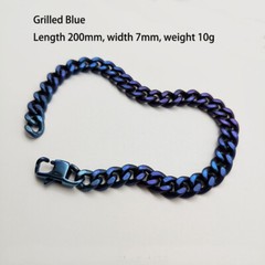 All Titanium Men/Women Bracelet Anti-Allergy Anti-Rust Chain Titanium Wristband