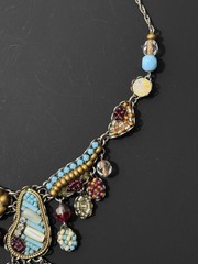 Ayala Bar Handcrafted Beaded Dangle Necklace