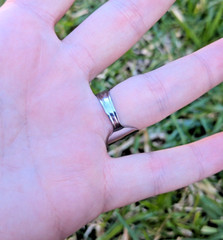 Vintage Handmade Cheese Fork Ring Size US-10.5 AUS-U1/2 Silver Plated, Butted