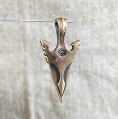 Odin Gungnir Spear Necklace, Viking Allfather Warrior Amulet, Spearhead Pendant