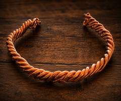 Custom Handcrafted Braided .999 Copper Cuff Bracelet Unisex Celtic Design