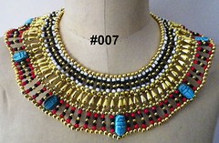 Egyptian Queen Cleopatra style Pharaoh’s Necklace/Collar/Haloween.