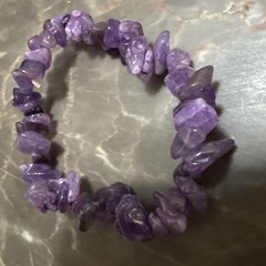 Amethyst Chunk Bracelet
