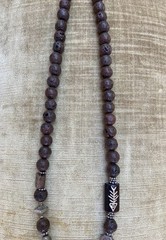 Vintage Japanese Netsuke carved Child handcrafted necklace/pendant NICE