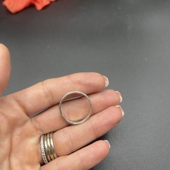 Stunning Unique Handmade 925 Sterling Silver Stackable Band Ring #B102