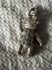 Movable Teddy Bear Pendant Charm Adorable – Sterling Silver 3.80 Gr