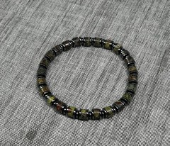 Bohemia Style Handmade Natural Dragon Bloodstone Jasper 6mm Gemstone Bracelet