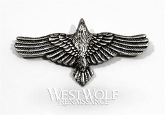 Flying Raven Pendant — Viking/Norse/Crow/Necklace/Silver/Pewter/Animal Spirit