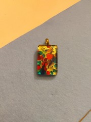 Authentic Murano Glass Pendant 1×1 Inch