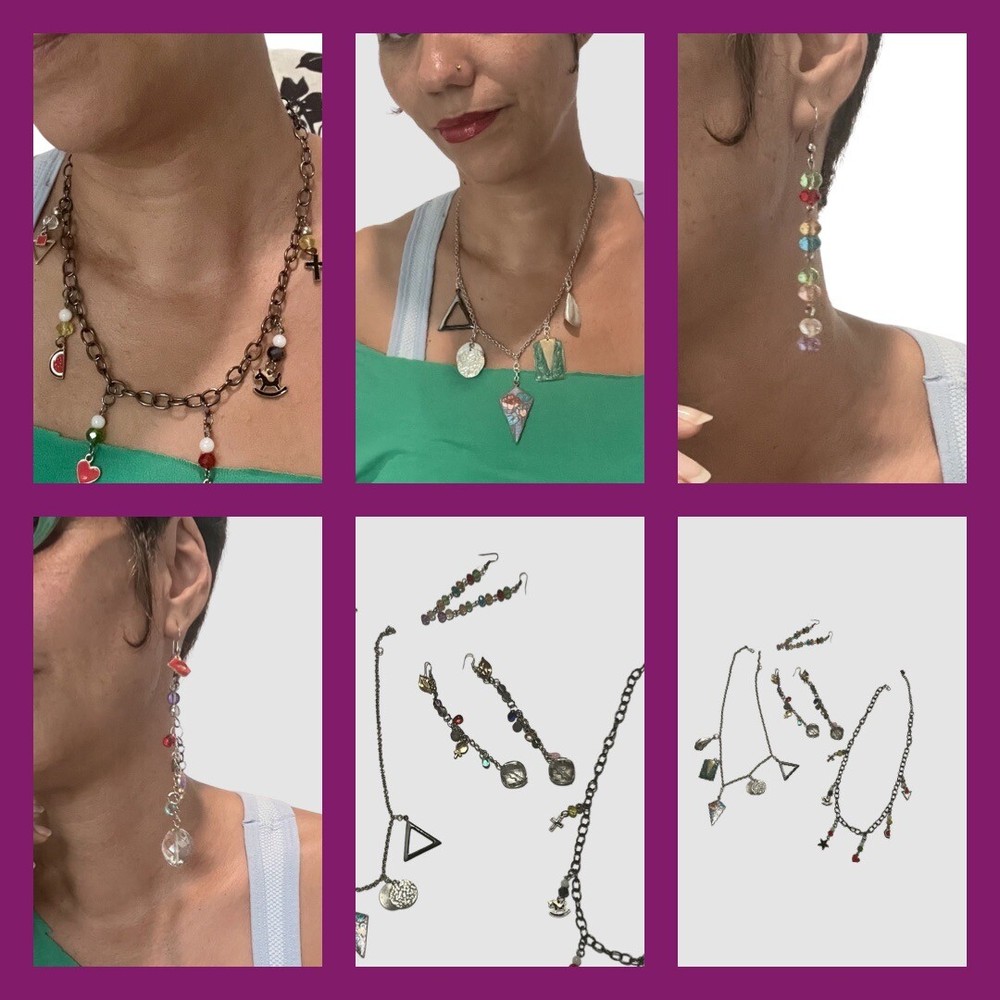 Lot Of Jewelry One-of-a-Kind Upcycled Charm Handmade with Love❤️
