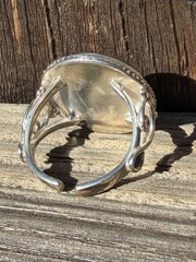 Skaggs Jasper Ring Sterling Silver Adjustable