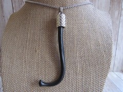 Black Raccoon Penis Bone Pendant Necklace Love Bone Baculum Animal