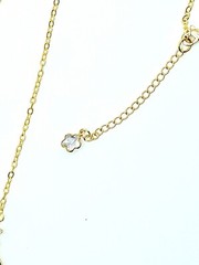 Handmade Panda Pendant Necklace Black & White Enamel Bear Animal Gold-Plated
