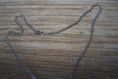 Southwestern Silver Tibetan Carved Moonstone Labradorite SKULL Pendant Necklace
