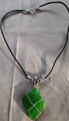 Recovered Glass Pendant Necklace
