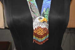 Handmade Seed Bead Necklace American Style Necklace Boho Beaded Necklace earring