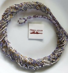 Himalayan Gems Multi-colored Beaded Potay Necklace from HSN