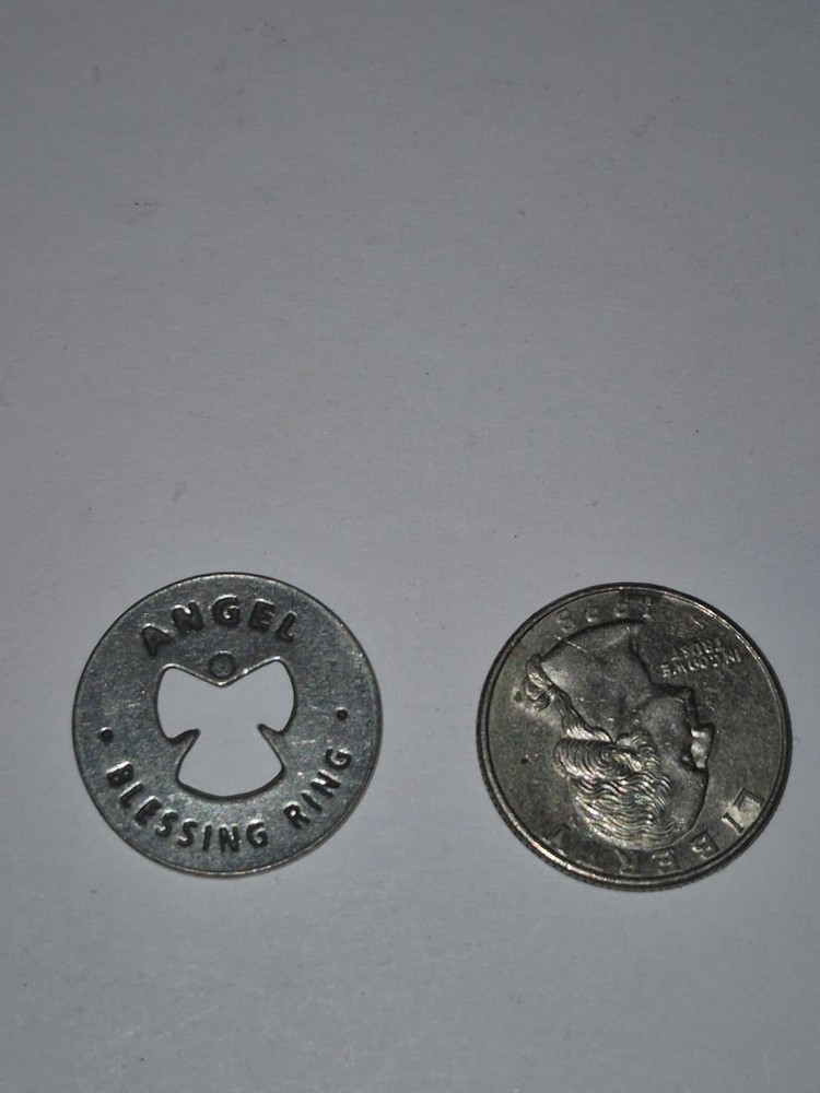 Angel Blessing Pocket Charm, Pewter DRS1