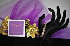 Cuff Bracelet/Copper and Black Leather-Handmade- Gift Box/Free Shipping-BL0107-