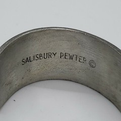 Salisbury Pewter Flower of the Month Rose Cuff Bracelet in box