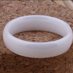 8mm Black White Ceramic Ring Plain Wedding Band 13