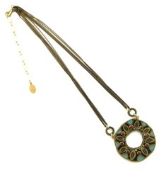 Michal Golan Earth Collection Round Pendant Necklace