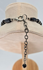 Artisan Multi-Strand Statement Necklace Stone Bead Layered Bib Earthy Boho 20″