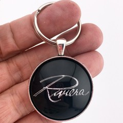 Vintage Chrome Buick Riviera Car Badge Emblem Logo Reproduction Keychain