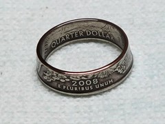 ARIZONA – Size 9 State Quarter Coin Ring