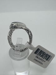 Artisan Collection of Bali moonstone elongated Sterling Silver ring Size 9
