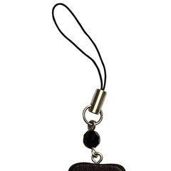 Handcrafted Metal Floral Charm Pendant – Copper Vase & Flowers on Black Pendant