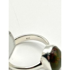 Black Ethiopian Opal Sterling Silver Handmade Ring Size 9