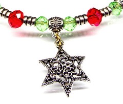 Xmas Jewellery Christmas Bracelet Handcrafted Clasp Misc Gemstones Beautiful +FP