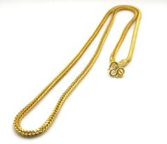 Men’s 18K Gold Plated Chain Necklace – 22 Inch, 26g | New Thai Yellow Gold Style